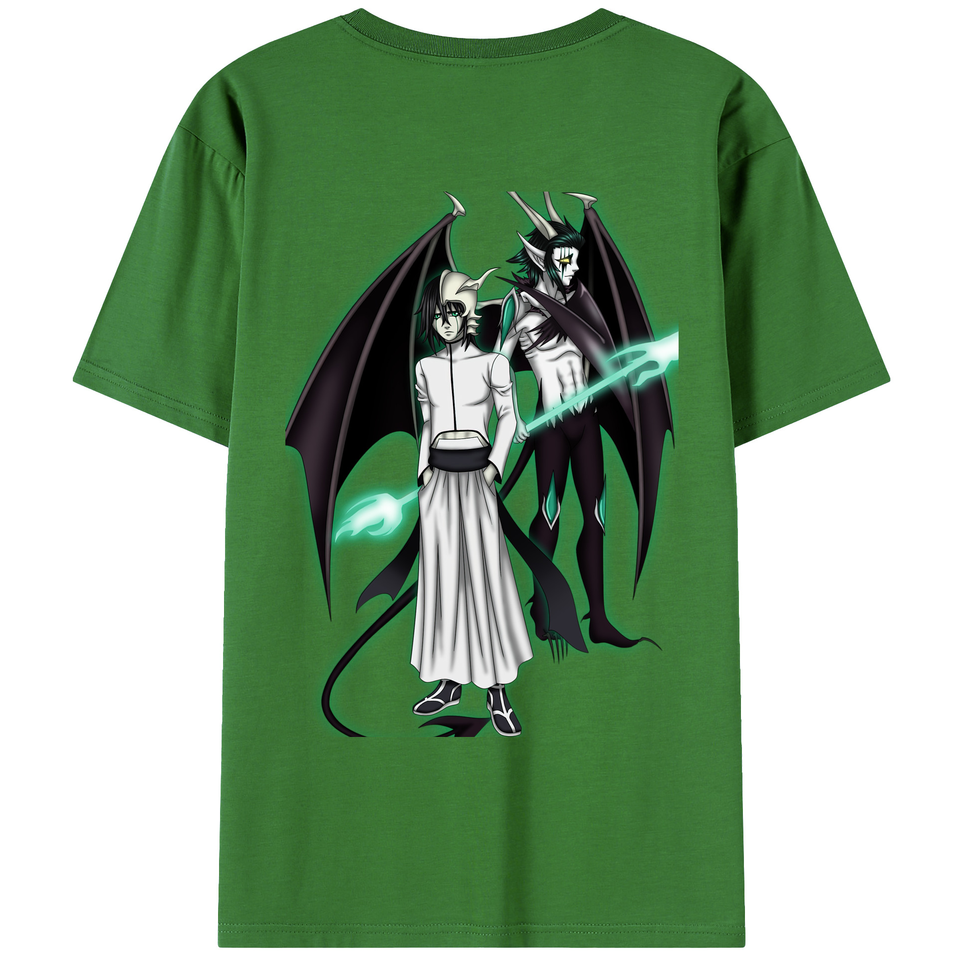 （画像用） ブリーチ ウルキオラ·シファー BLEACH Ulquiorra cifer レディース半袖Tシャツ(バックプリント)